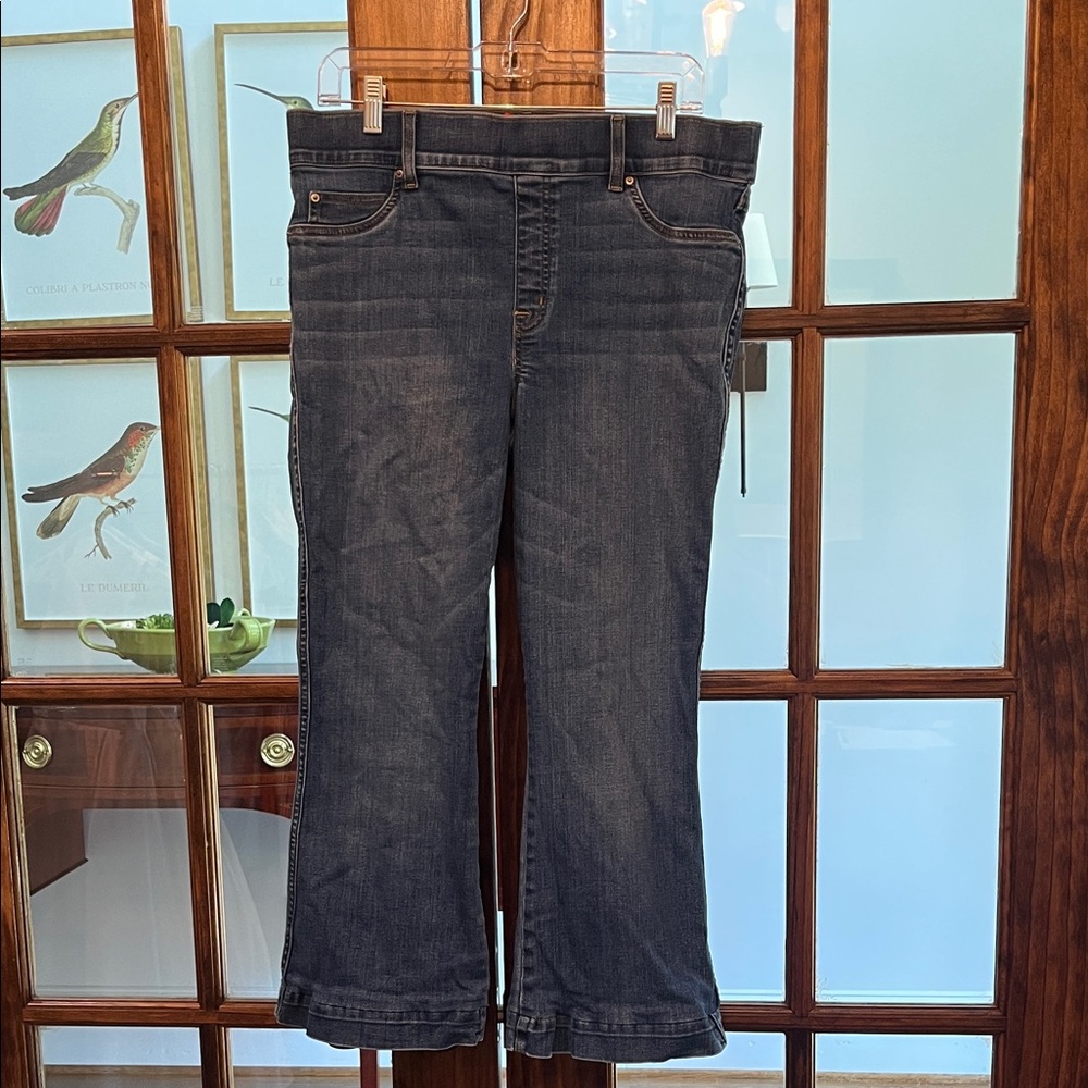 SPANX Dark Blue Wide Leg Jeans